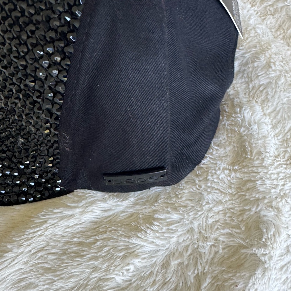 Black Rhinestone Cap - Picture 3 of 4